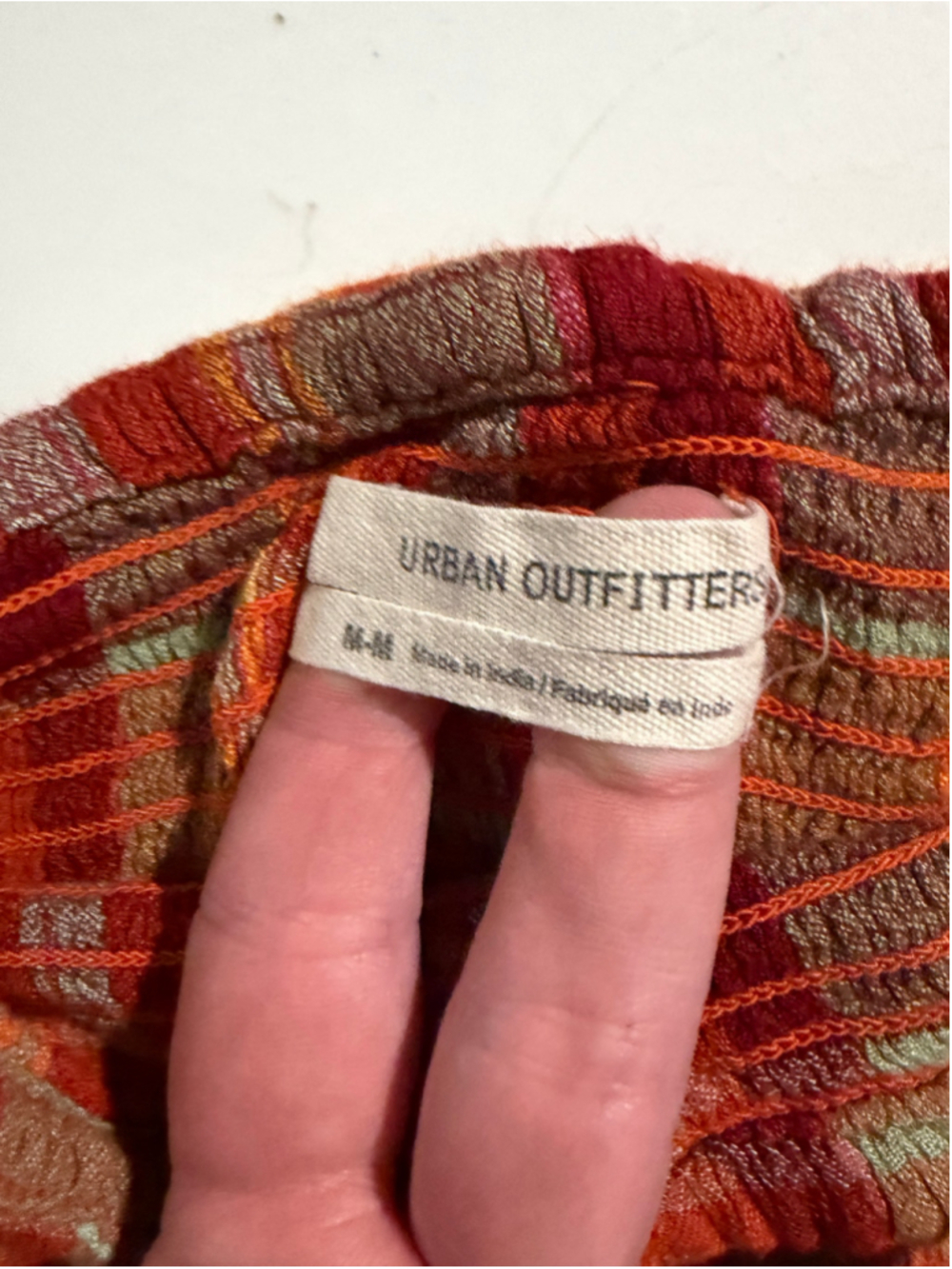 Women's Urban Outfitters Plaid Maxi Dress, Size M, Red and Orange
426 - Picture 3 of 10